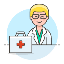 Doctor First Aid 1 Illustration from UX Colors Set