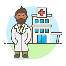 Doctor Hospital 3 Illustration from UX Colors Set