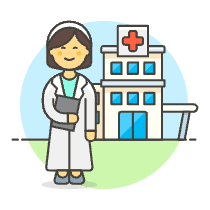 Doctor Hospital 6 Illustration from UX Colors Set