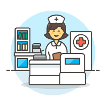 Nurse 3 Illustration from UX Colors Set