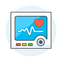 Monitor EGK Illustration from UX Colors Set
