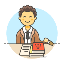 Psychologist 3 Illustration from UX Colors Set