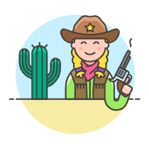 Cowboy 2 Illustration from UX Colors Set