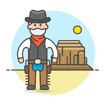 Cowboy Colorado 1 Illustration from UX Colors Set