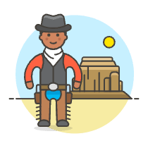 Cowboy Colorado 3 Illustration from UX Colors Set