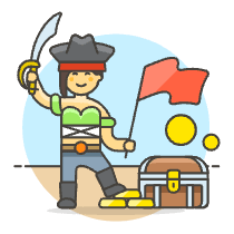 Pirate Loot 6 Illustration from UX Colors Set