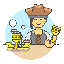 Pirate Treasure 6 Illustration from UX Colors Set