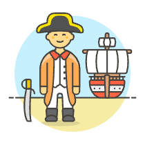 Sailing Ship Captain 5 Illustration from UX Colors Set
