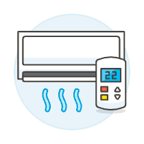 Air Conditioner Illustration from UX Colors Set