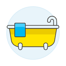 Bathtub 1 Illustration from UX Colors Set