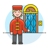 Bellboy 1 Illustration from UX Colors Set