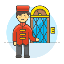 Bellboy 2 Illustration from UX Colors Set