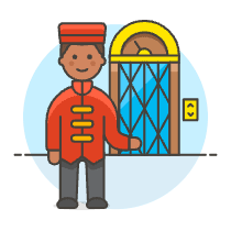 Bellboy 3 Illustration from UX Colors Set