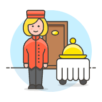 Room Service 4 Illustration from UX Colors Set