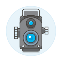 Camera Vintage 2 Illustration from UX Colors Set