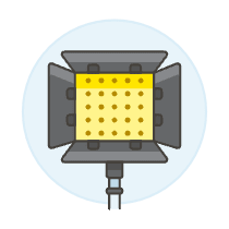 Flash Light Photography Illustration from UX Colors Set