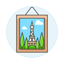 Frame Hang Illustration from UX Colors Set