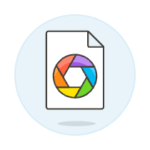 File Picasa Illustration from UX Colors Set