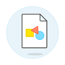 File Vectoe Illustration from UX Colors Set