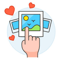 Image Like 1 Illustration from UX Colors Set