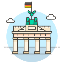 BRANDENBURG Gate Illustration from UX Colors Set