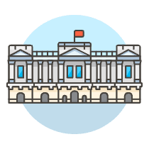Buckingham Palace Illustration from UX Colors Set