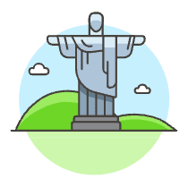 Christ The Redeemer Illustration from UX Colors Set