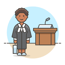 Attorney 4 Illustration from UX Colors Set