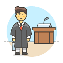 Attorney 5 Illustration from UX Colors Set
