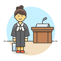 Attorney 6 Illustration from UX Colors Set