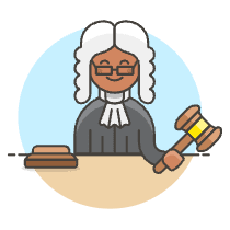 Judge 1 3 Illustration from UX Colors Set