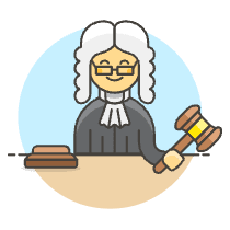 Judge 1 5 Illustration from UX Colors Set