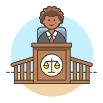 Judge 2 3 Illustration from UX Colors Set