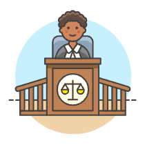 Judge 2 4 Illustration from UX Colors Set