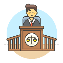 Judge 2 5 Illustration from UX Colors Set