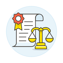 Judicial Document Illustration from UX Colors Set