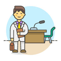 Lawyer 2 5 Illustration from UX Colors Set