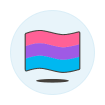 Bisexual Flag 2 Illustration from UX Colors Set