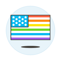 Pride Flag 4 Illustration from UX Colors Set