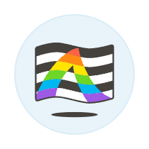 Straight Flag 2 Illustration from UX Colors Set