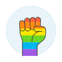 Pride Fist 1 Illustration from UX Colors Set