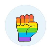 Pride Fist 2 Illustration from UX Colors Set