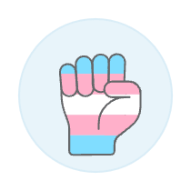 Transgender Fist 2 Illustration from UX Colors Set
