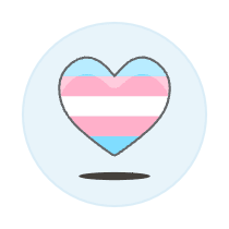 Transgender Heart Illustration from UX Colors Set