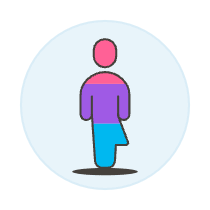 Bisexual Gay Avatar Illustration from UX Colors Set