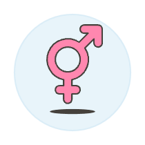 Pink Gay Symbol Illustration from UX Colors Set