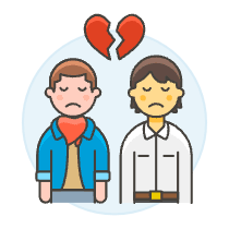 Gay Breakup 4 Illustration from UX Colors Set