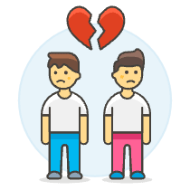 Gay Breakup 7 Illustration from UX Colors Set