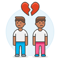 Gay Breakup 9 Illustration from UX Colors Set