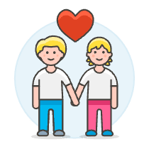 Gay Holding Hand 6 Illustration from UX Colors Set